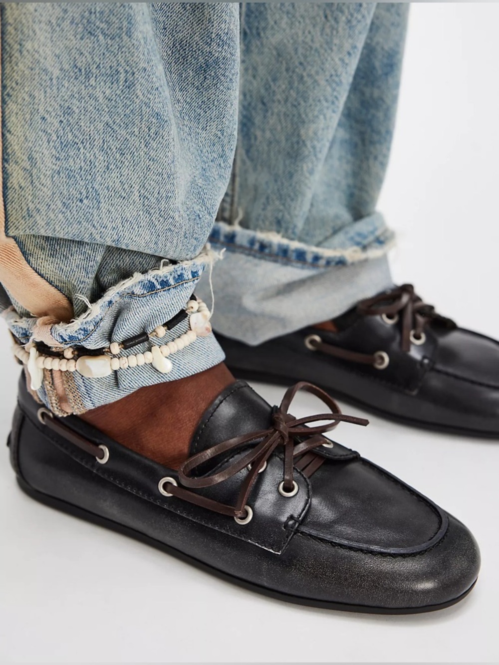 JEFFREY CAMPBELL Yachting Day Boat Shoes 6